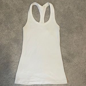 Lulu lemon white tank top